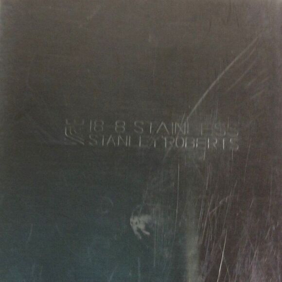 Stanley Roberts Snack Tray Divided Dish 6.5x14.5 18/8 Stainless Steel Vtg MCM - Picture 6 of 6